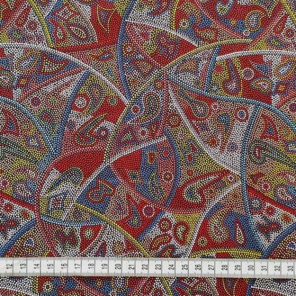 LOOKING AROUND Aborigines Stoff aus Australien